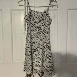 Darling black and white dress